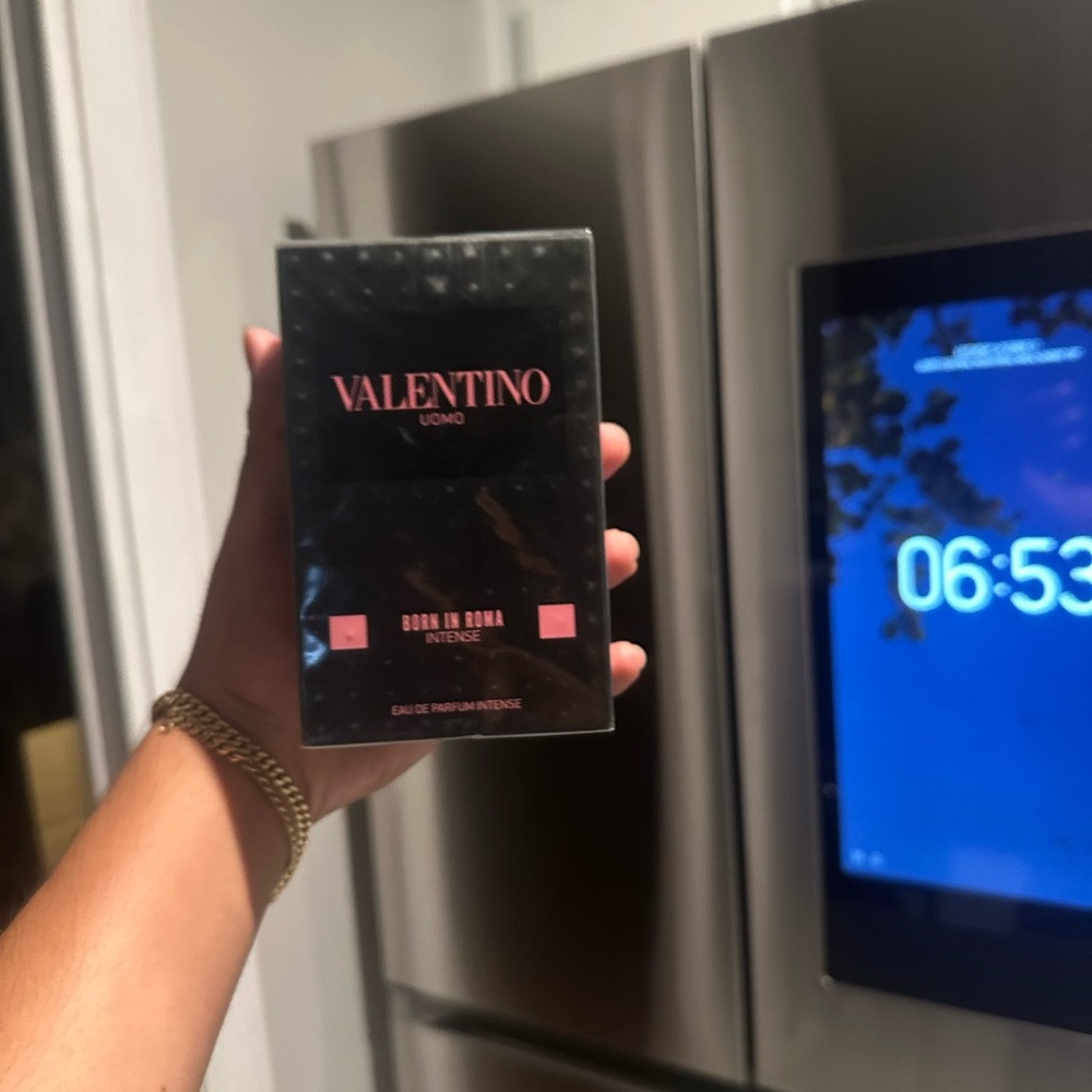 Valentino Uomo Fragrance with Black and Pink Design